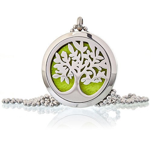 30mm Aromatherapy Tree of Life Diffuser Necklace | #product_category# - OneRoofGifts