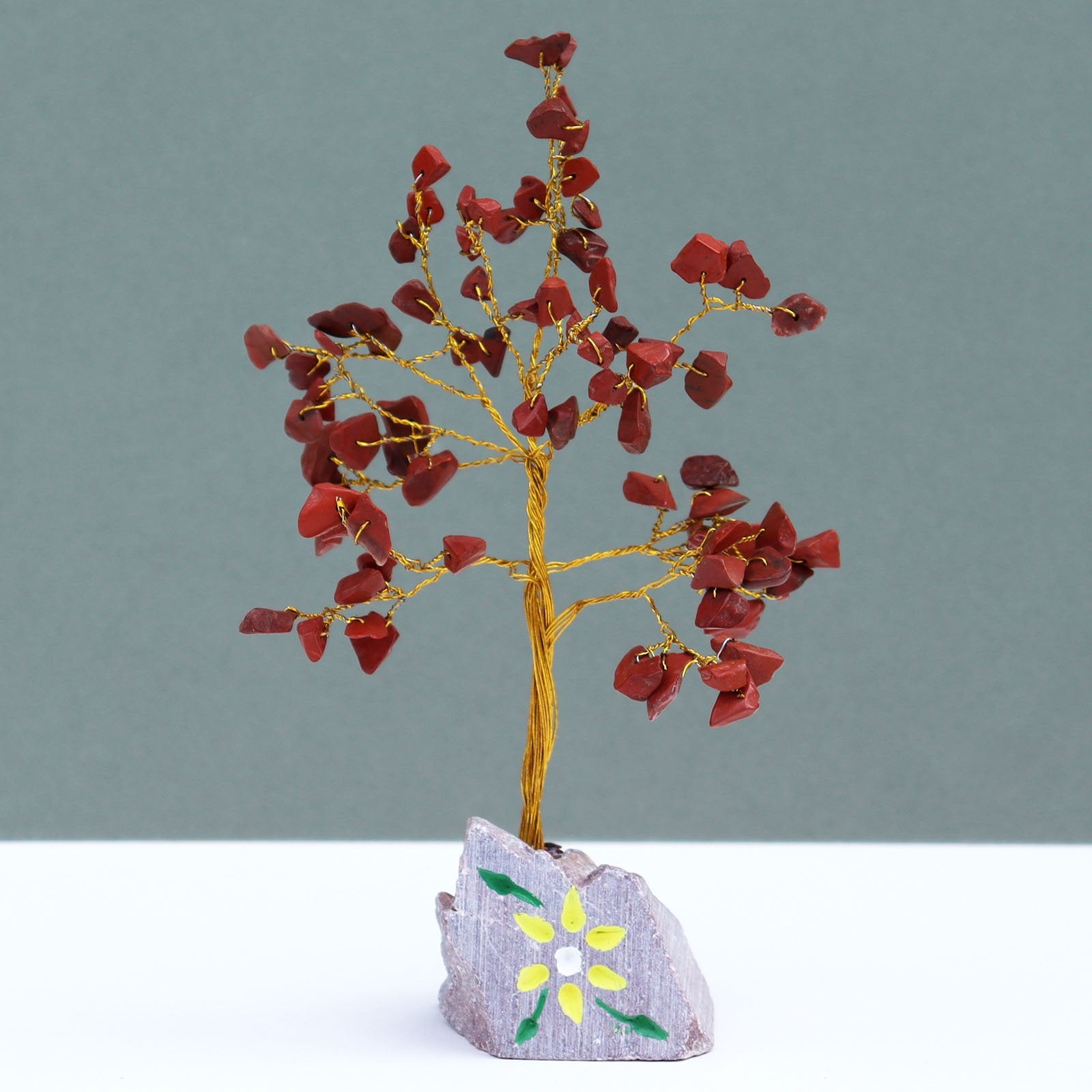 80 - Stone Red Jasper Gemstone Tree | #product_category# - OneRoofGifts