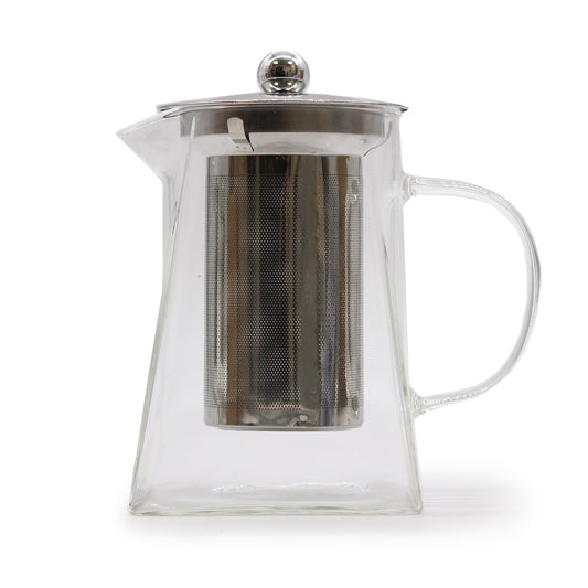 780ml Tower - Shaped Glass Infuser Teapot | #product_category# - OneRoofGifts