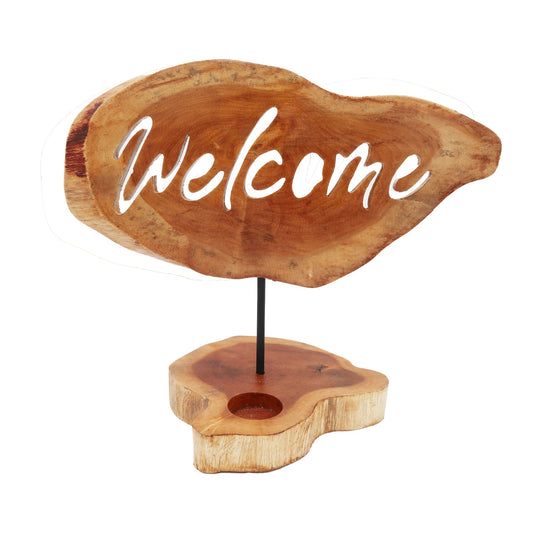 Candle Holder Welcome Sign | #product_category# - OneRoofGifts