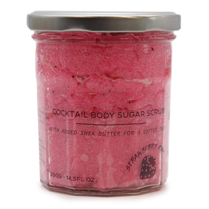 300g Strawberry Rum Sugar Body Scrub with Fragrance | #product_category# - OneRoofGifts