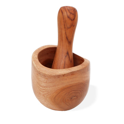 Small Teak Pestle and Mortar - Ergo | #product_category# - OneRoofGifts