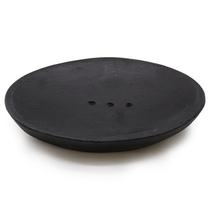 Oval Black Marble Soap Dish | #product_category# - OneRoofGifts