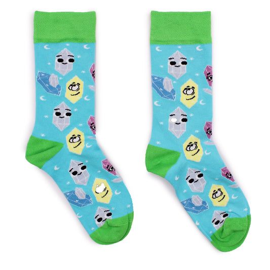 M/L Hop Hare Lucky Gemstones Bamboo Socks | #product_category# - OneRoofGifts