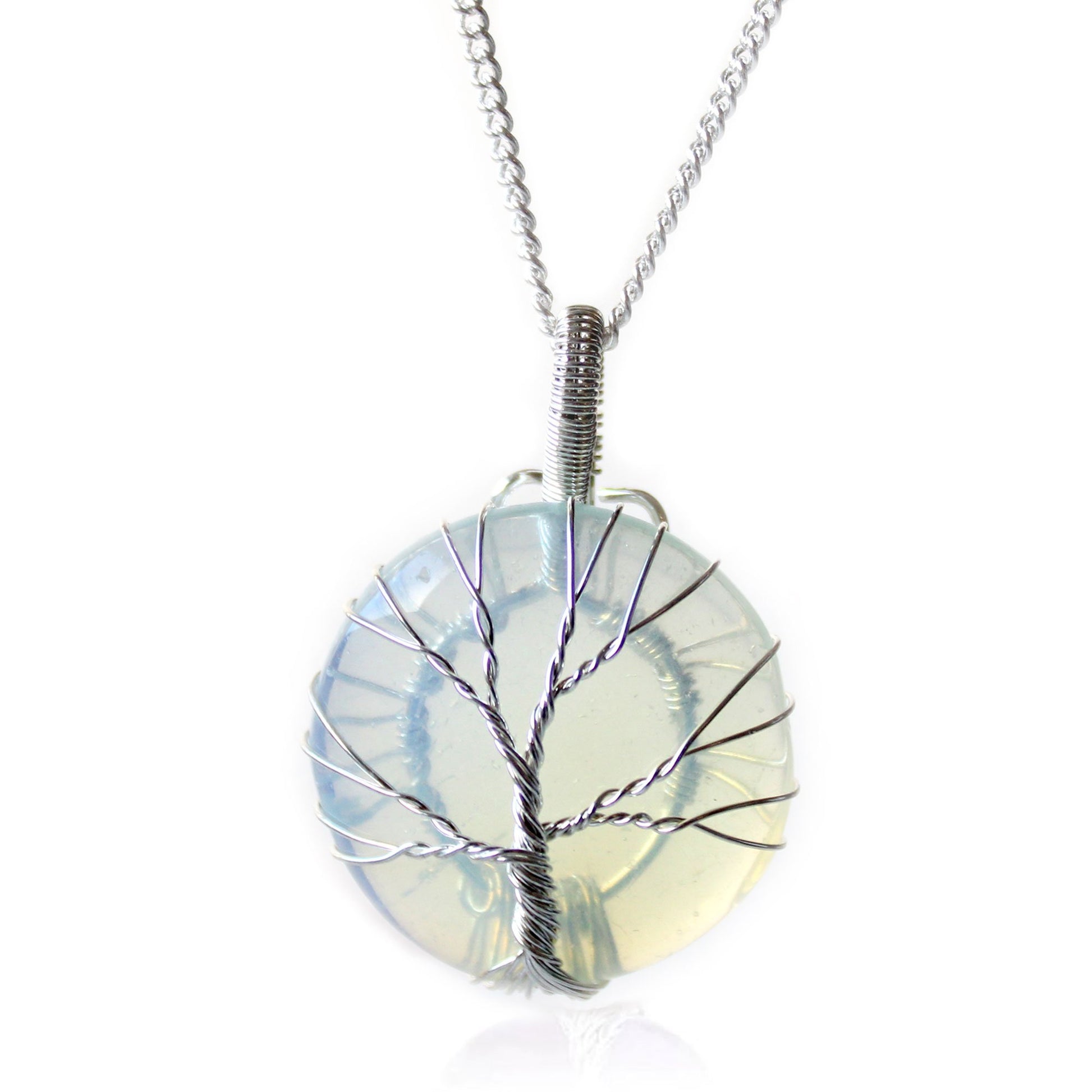 Opalite Gemstone Necklace - Tree of Life | #product_category# - OneRoofGifts