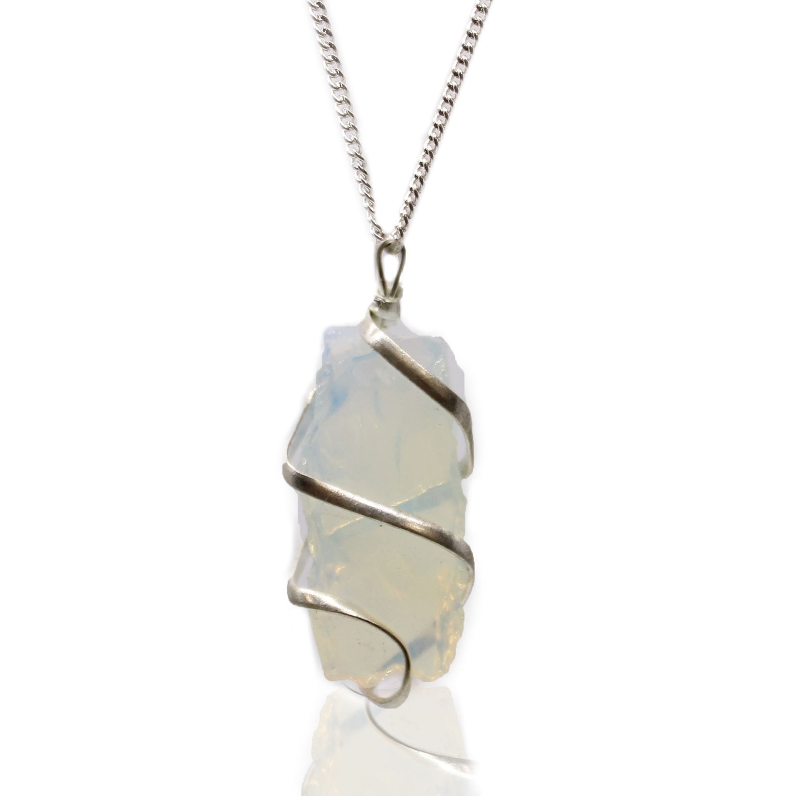 Opalite Wrapped Gemstone Necklace - Cascade Style | #product_category# - OneRoofGifts