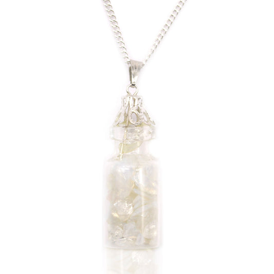 Opalite Gemstone Necklace in Bottle | #product_category# - OneRoofGifts