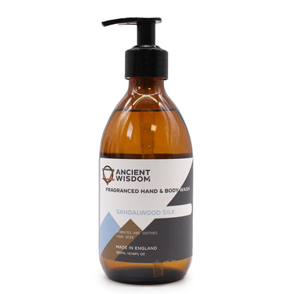 300ml Sandalwood Silk Hand and Body Wash | #product_category# - OneRoofGifts