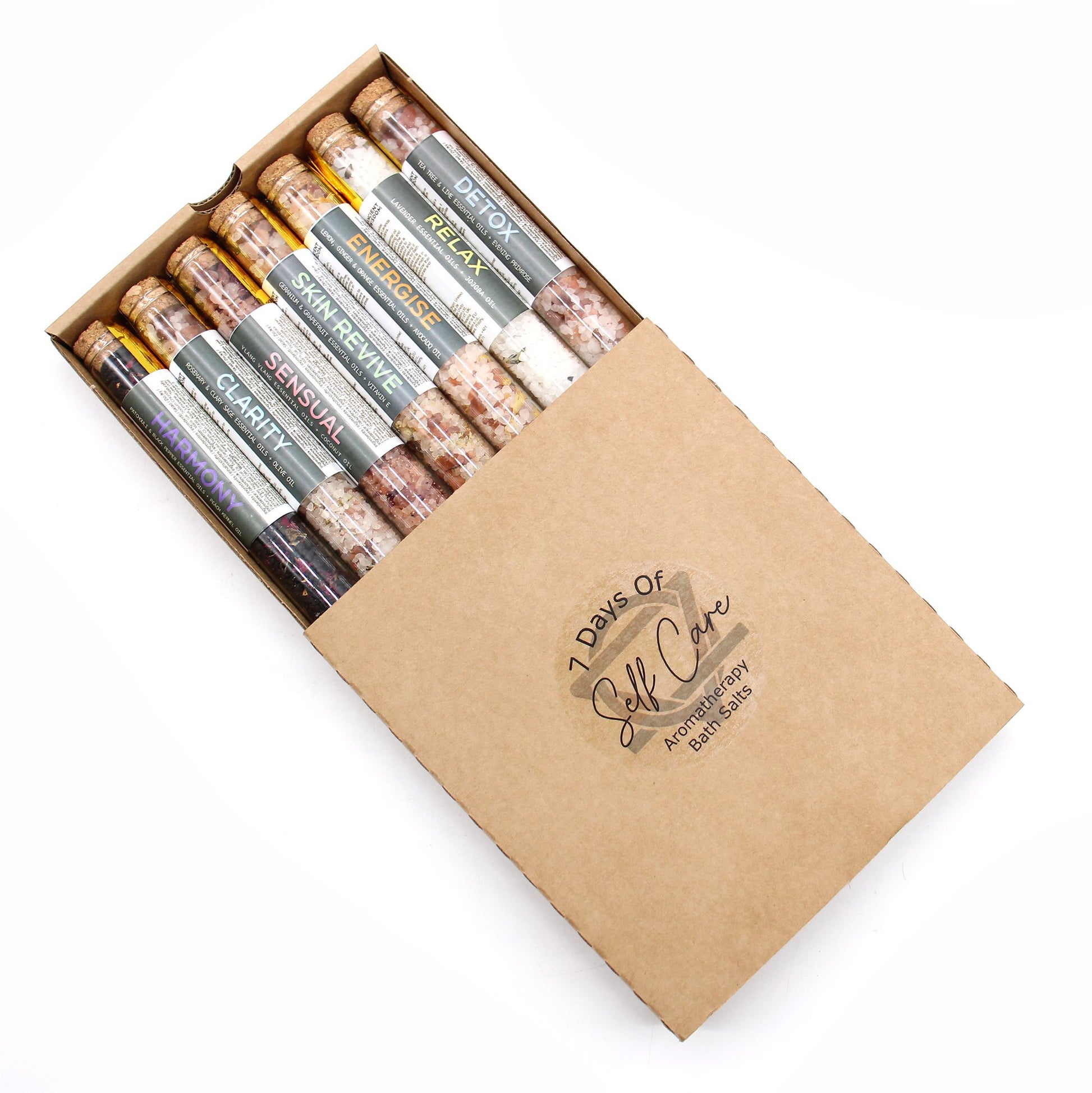 Set of 7 Bath Salts Gift Pack - Vials | #product_category# - OneRoofGifts