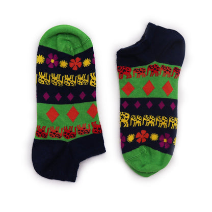S/M (3.5 - 6.5) Hop Hare Bamboo Low Socks - Lucky Elephant | #product_category# - OneRoofGifts