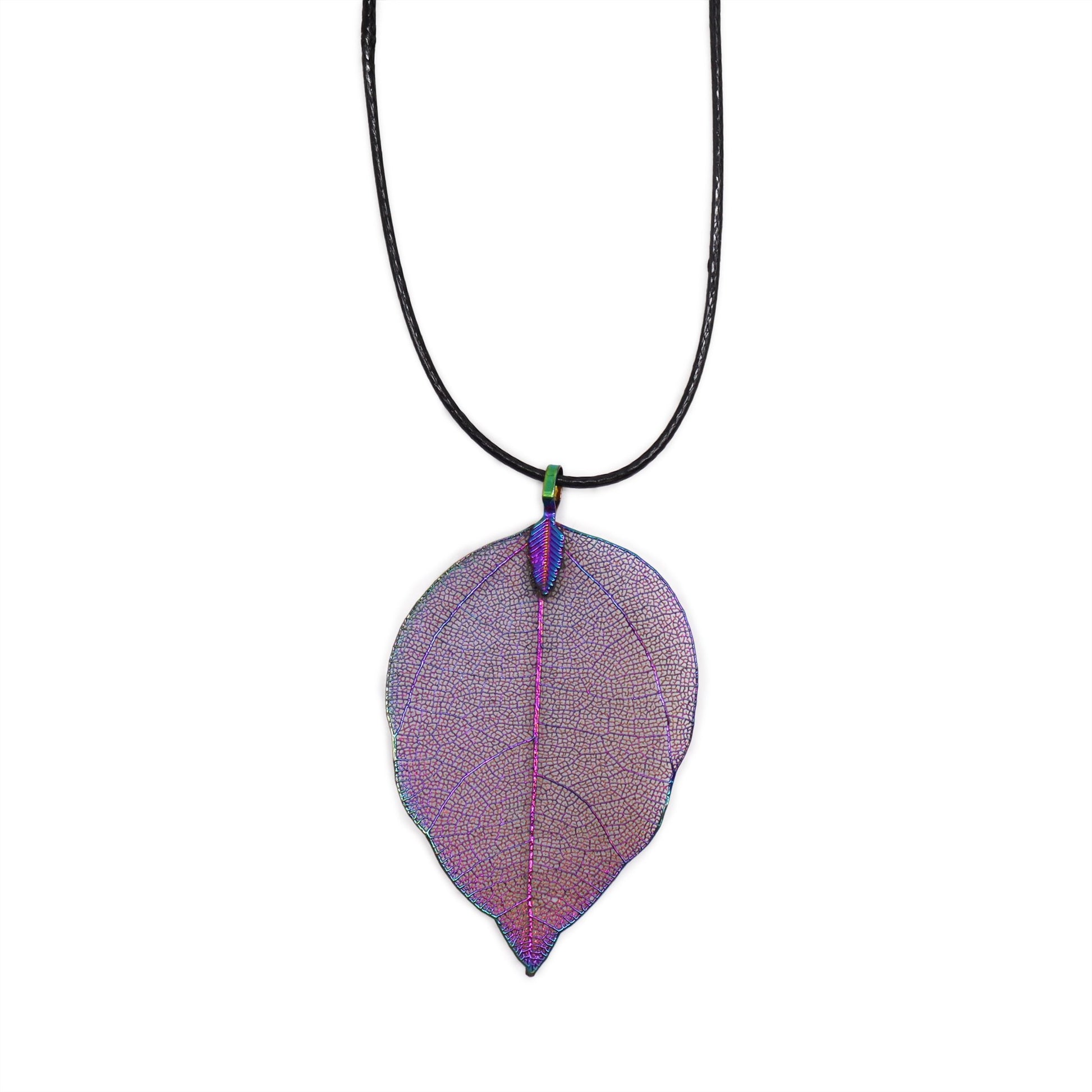 Multicolor Bravery Leaf Necklace | #product_category# - OneRoofGifts