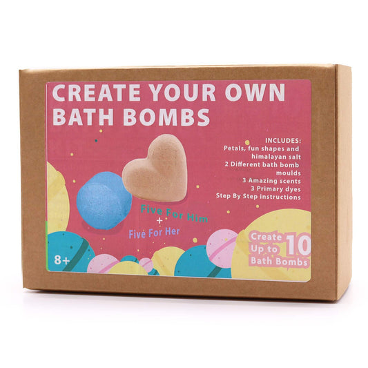 DIY Bath Bomb Kit with Rose and Bubblegum Scents | #product_category# - OneRoofGifts