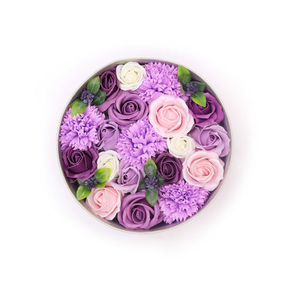 Lavender, Rose, and Carnation Round Box | #product_category# - OneRoofGifts