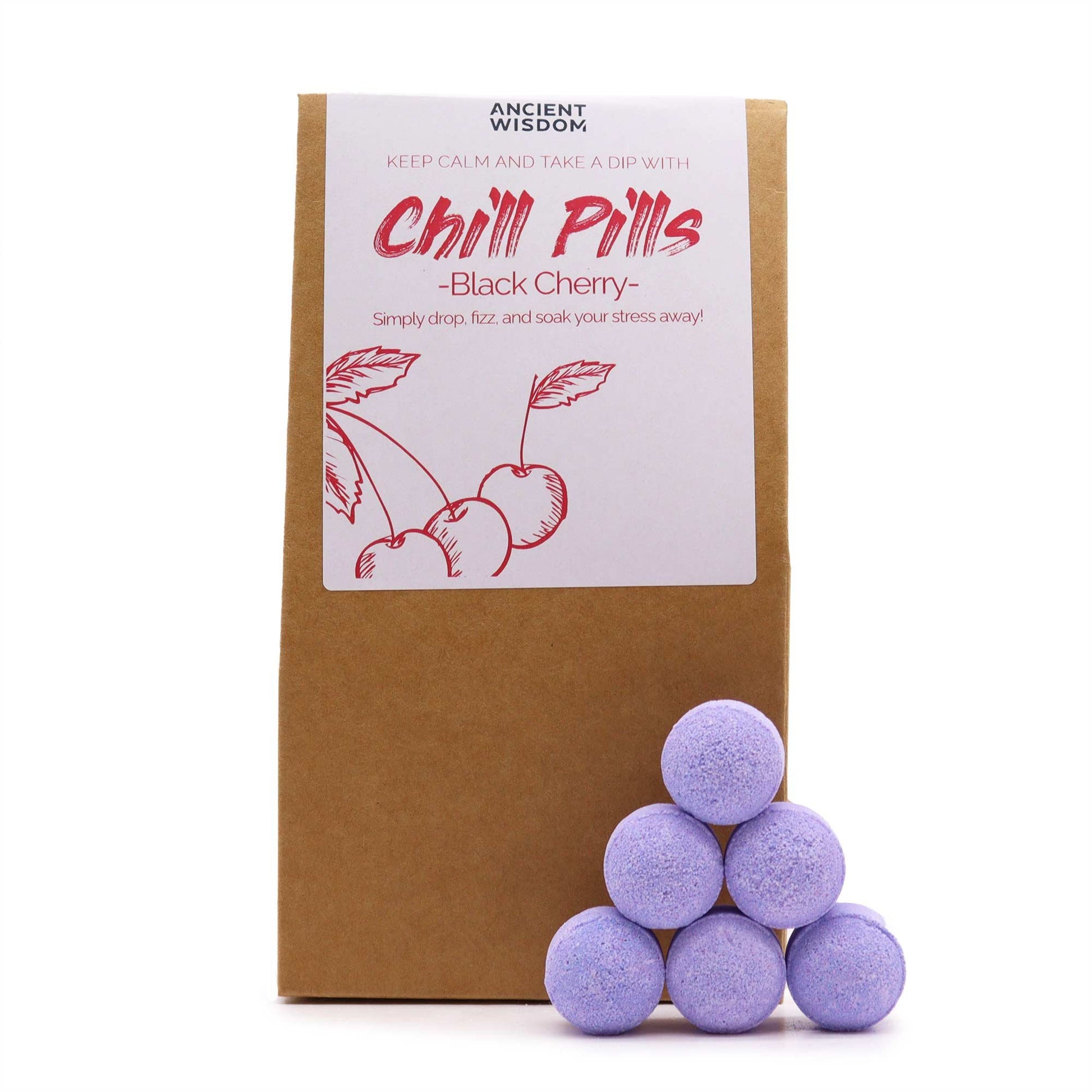 350g Chill Pills Gift Pack - Black Cherry | #product_category# - OneRoofGifts