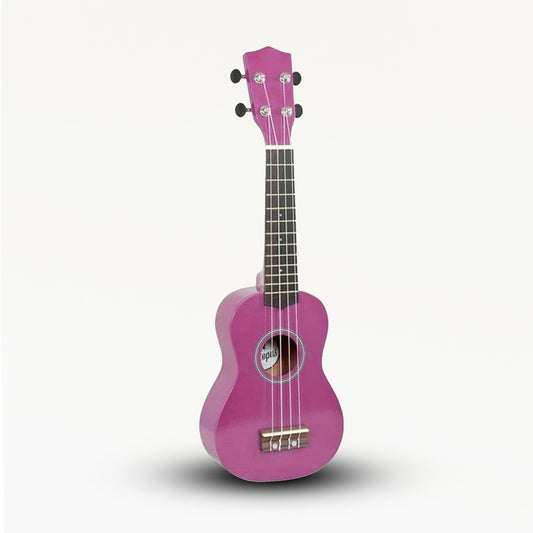 4 Strings Artisan Crafted Ukulele, Hot Pink Finish | #product_category# - OneRoofGifts