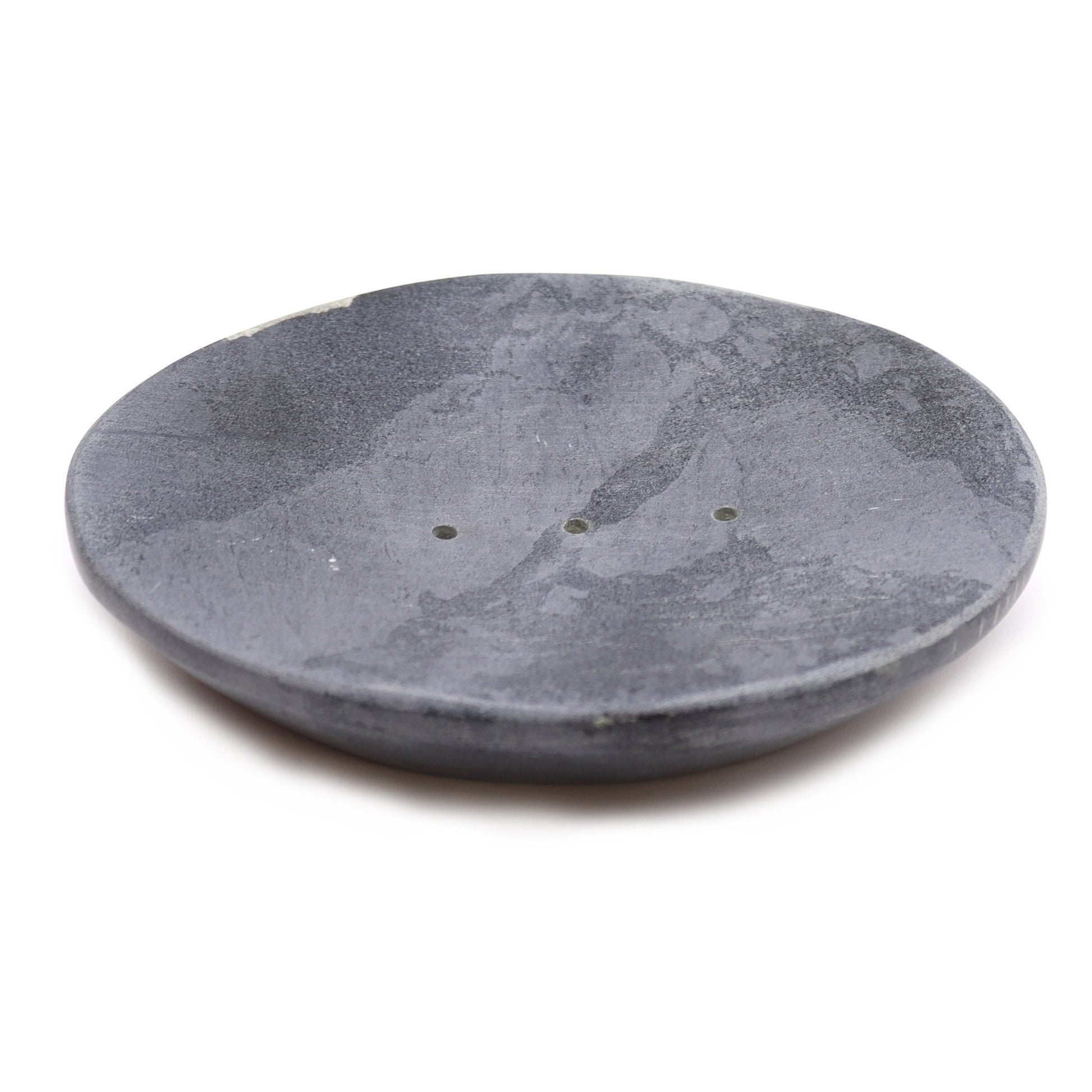 Soapstone Oval Soap Dish, Grey | #product_category# - OneRoofGifts
