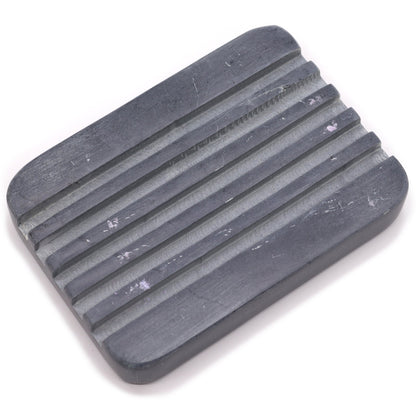 Soapstone Soap Dish with Heavy Ridges, Grey | #product_category# - OneRoofGifts