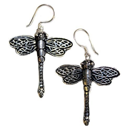 Dragonfly Earrings, Silver | #product_category# - OneRoofGifts