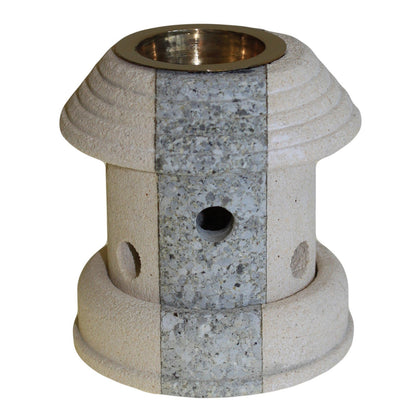Oil Burner Lantern Combo, Stone | #product_category# - OneRoofGifts