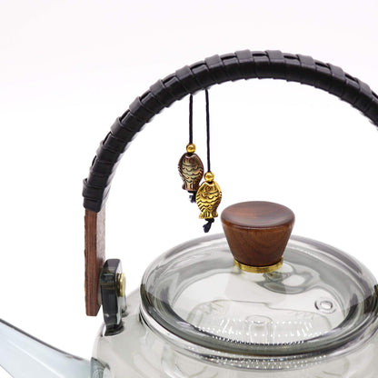1000ml Glass Infuser Teapot with Charcoal Steamer System | #product_category# - OneRoofGifts