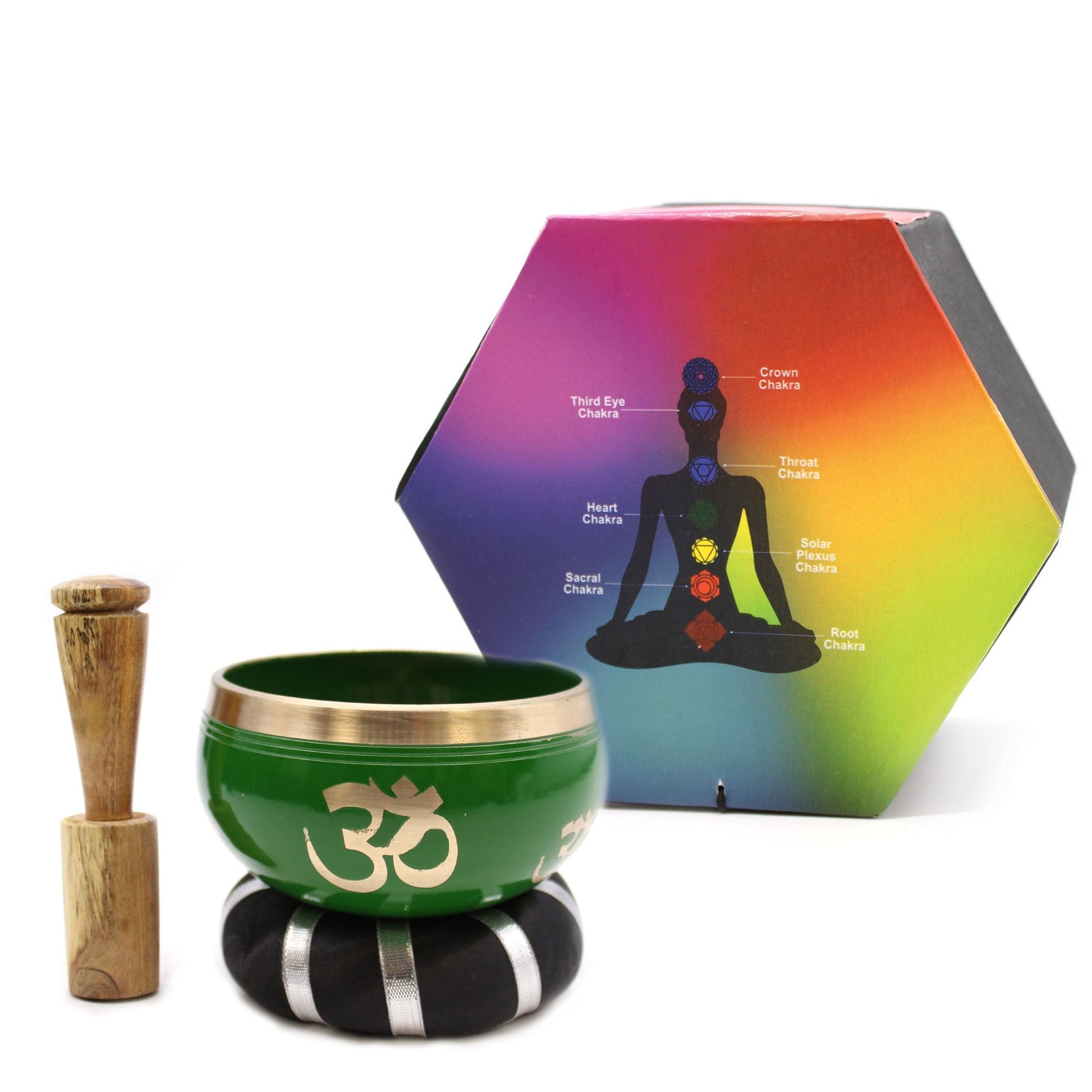 10.7 cm Tree of Life Singing Bowl Set - Green | #product_category# - OneRoofGifts