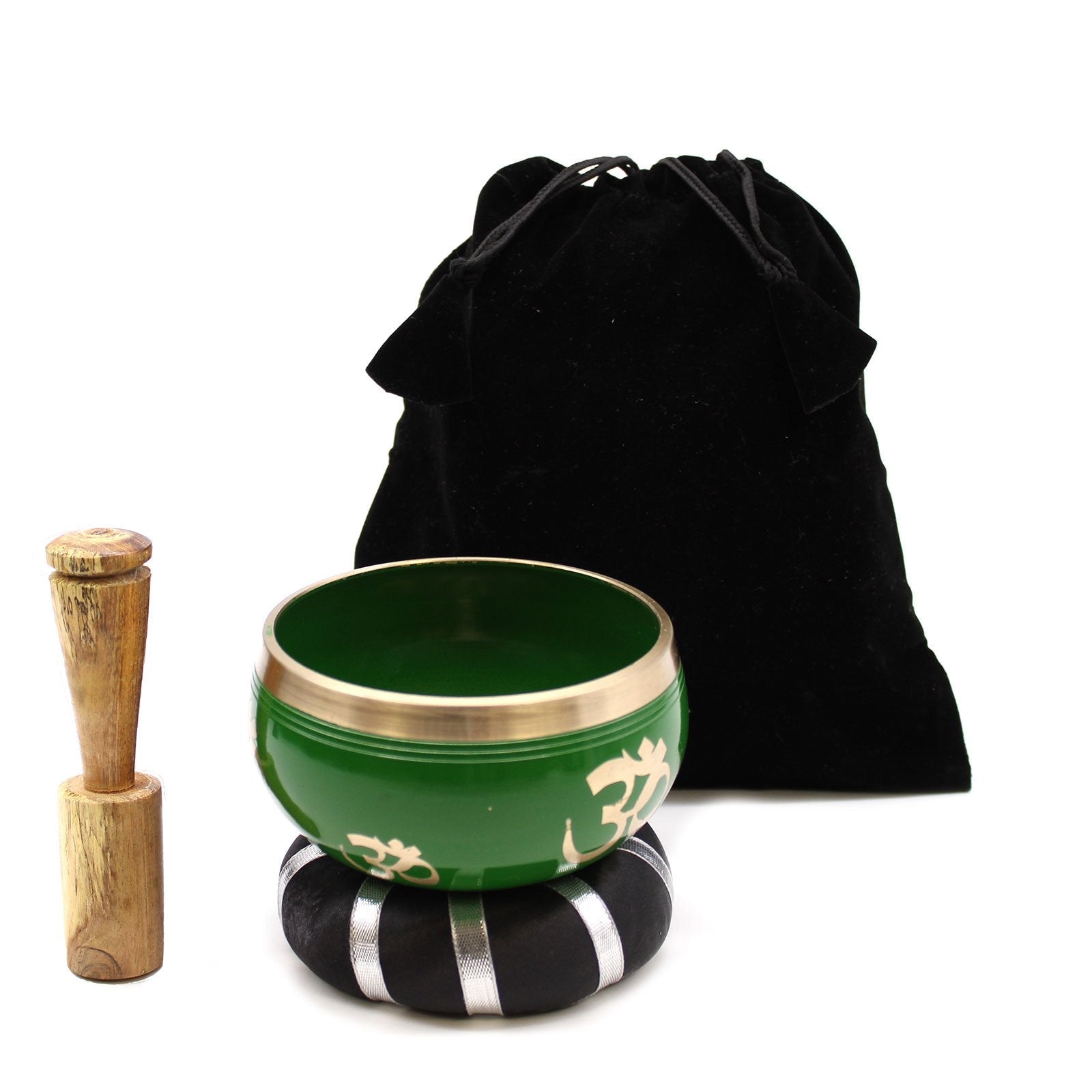10.7 cm Tree of Life Singing Bowl Set - Green | #product_category# - OneRoofGifts