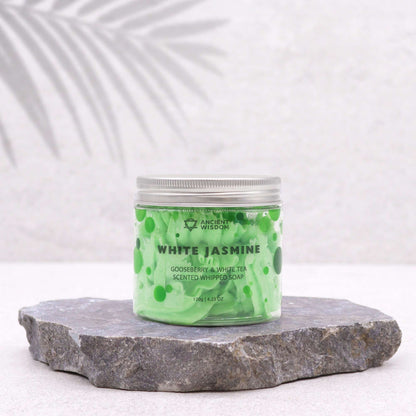 120g Gooseberry & White Tea Whipped Soap | #product_category# - OneRoofGifts