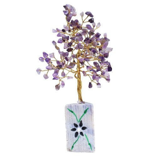 160 - Stone Amethyst Gemstone Tree | #product_category# - OneRoofGifts