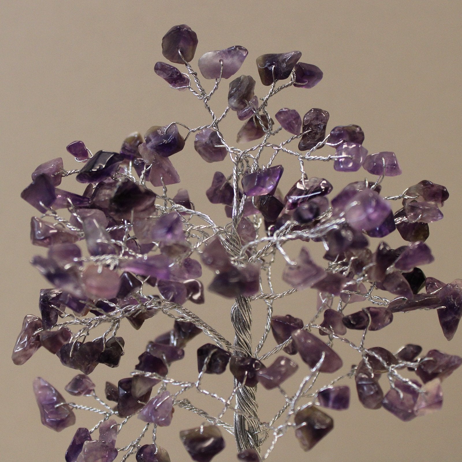 160 - Stone Amethyst Gemstone Tree with Orgone Base | #product_category# - OneRoofGifts