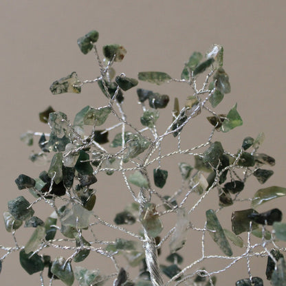 160 - Stone Moss Agate Gemstone Tree with Organite Base | #product_category# - OneRoofGifts