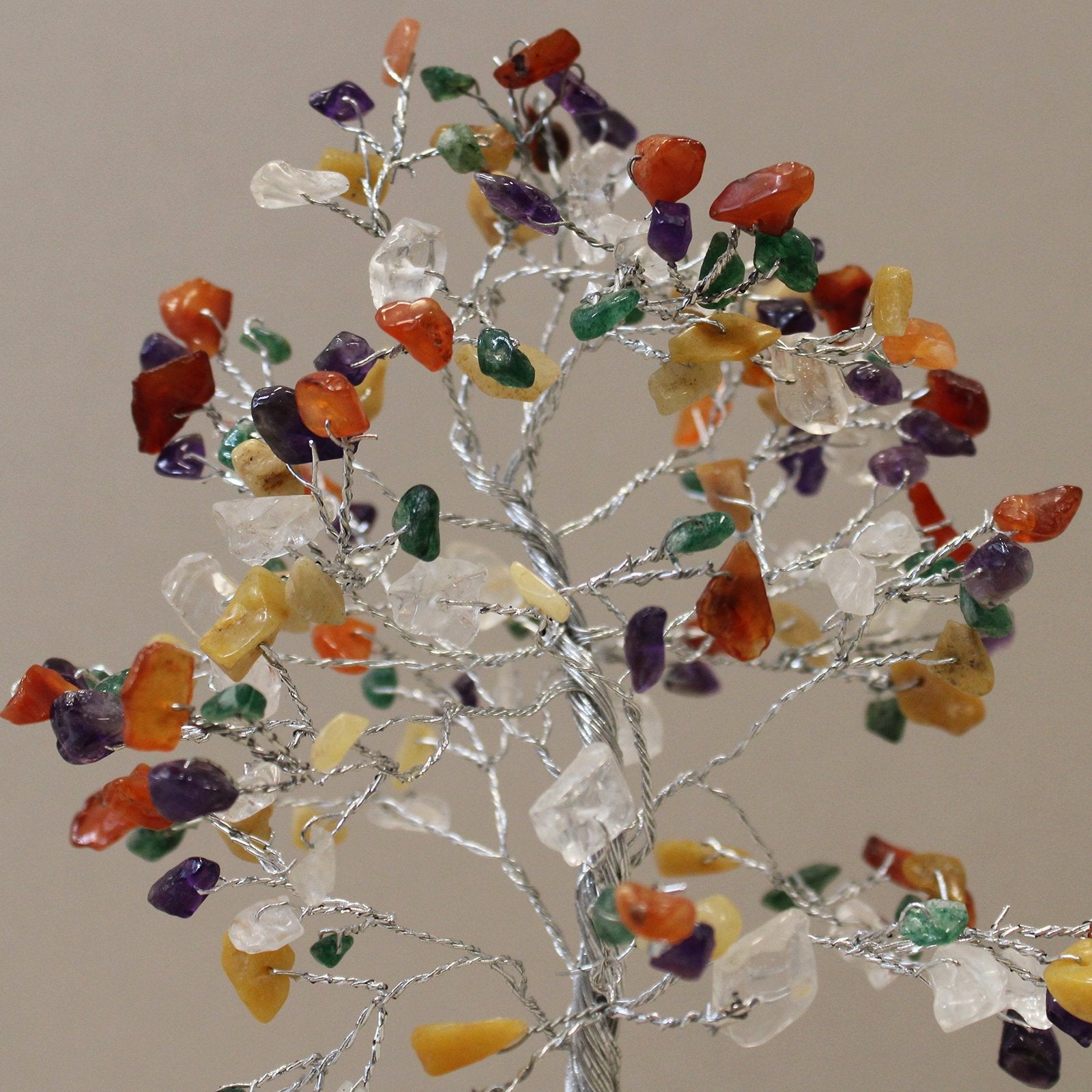 160 - Stone Multicolor Gemstone Tree with Orgone Base | #product_category# - OneRoofGifts