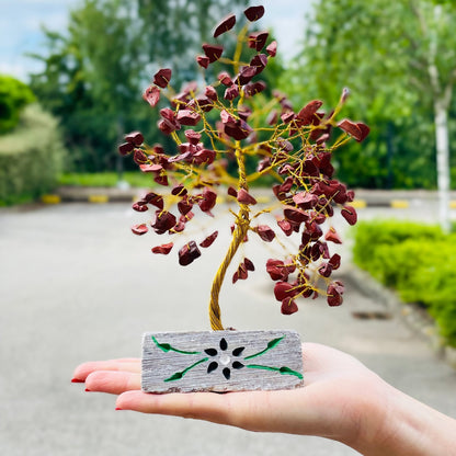160 - Stone Red Jasper Gemstone Tree | #product_category# - OneRoofGifts