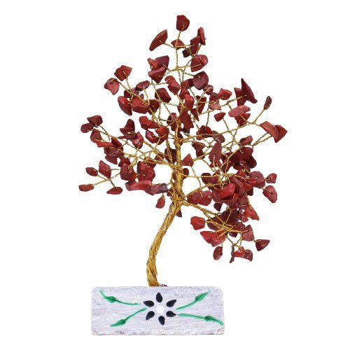 160 - Stone Red Jasper Gemstone Tree | #product_category# - OneRoofGifts