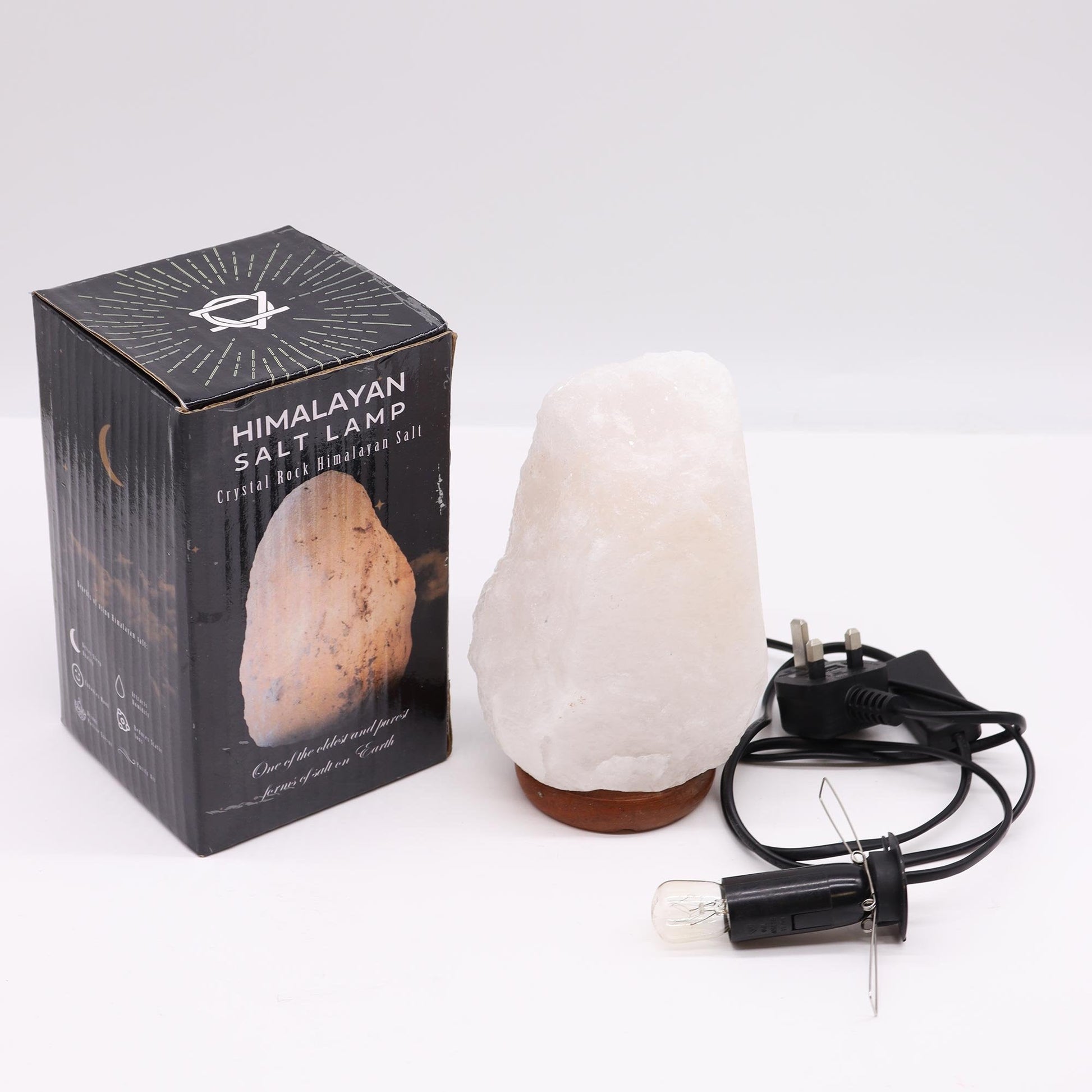 2 - 3 kg Crystal Rock Himalayan Salt Lamp with Base | #product_category# - OneRoofGifts