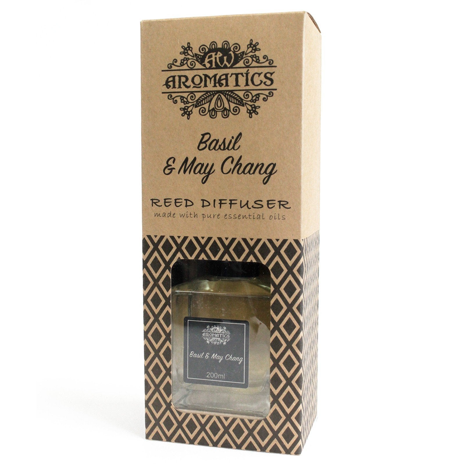 200ml Essential Oil Diffuser with Basil & Maychang | #product_category# - OneRoofGifts