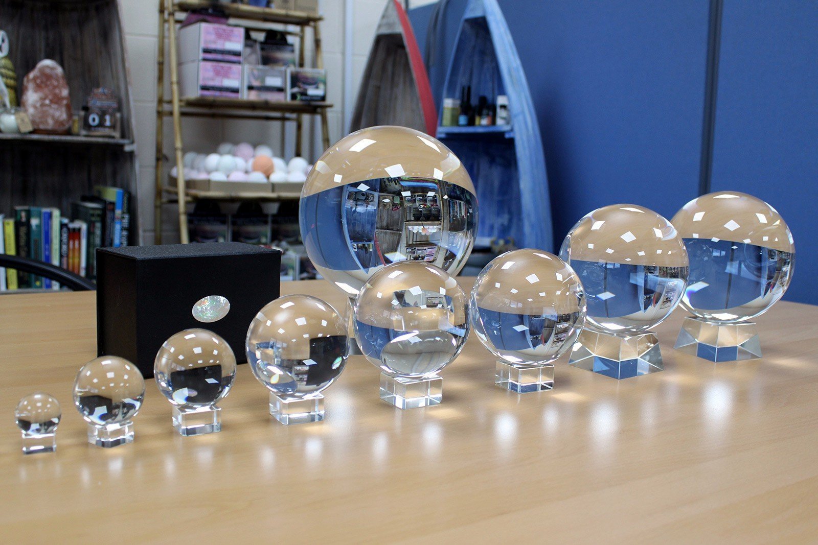 200mm Crystal Ball with Stand | #product_category# - OneRoofGifts