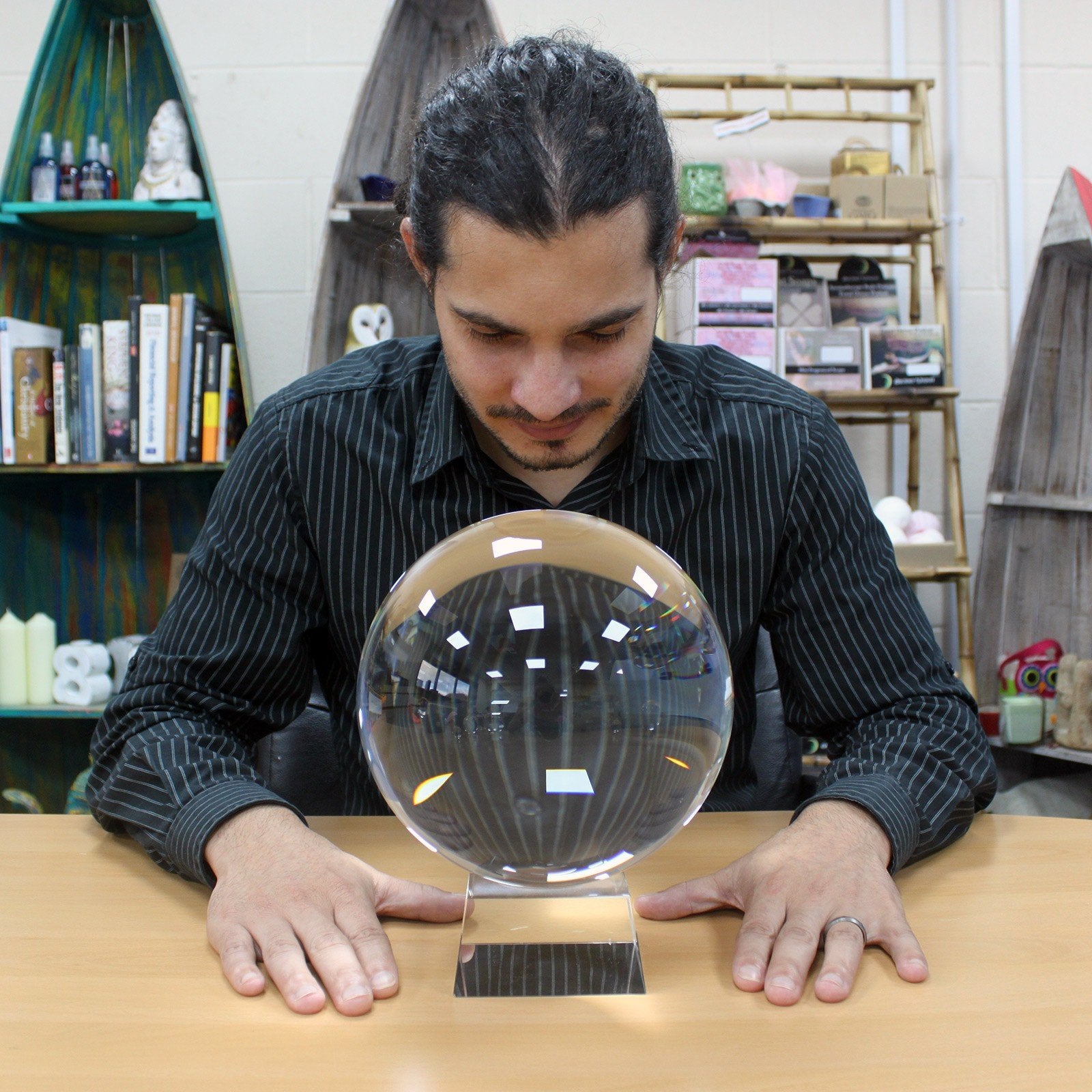 200mm Crystal Ball with Stand | #product_category# - OneRoofGifts