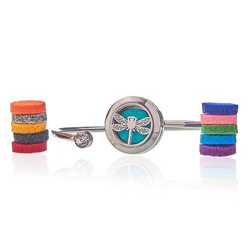 20mm Aromatherapy Crystal Bracelet - Dragonfly Design | #product_category# - OneRoofGifts