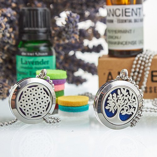 20mm Aromatherapy Jewelry Chain Bracelet - Cat and Flowers Design | #product_category# - OneRoofGifts