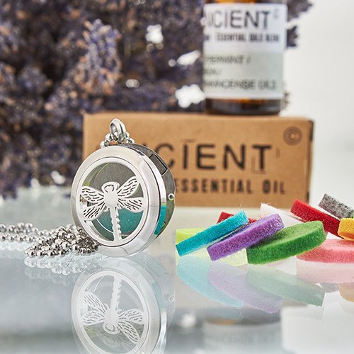 25mm Dragonfly Aromatherapy Diffuser Necklace | #product_category# - OneRoofGifts