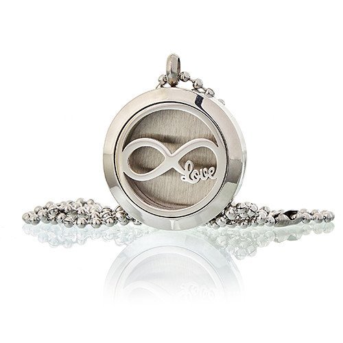 25mm Infinity Love Aromatherapy Diffuser Necklace | #product_category# - OneRoofGifts