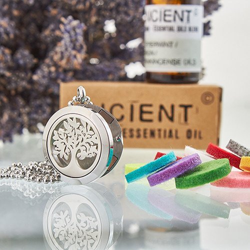 25mm Tree of Life Aromatherapy Diffuser Necklace | #product_category# - OneRoofGifts
