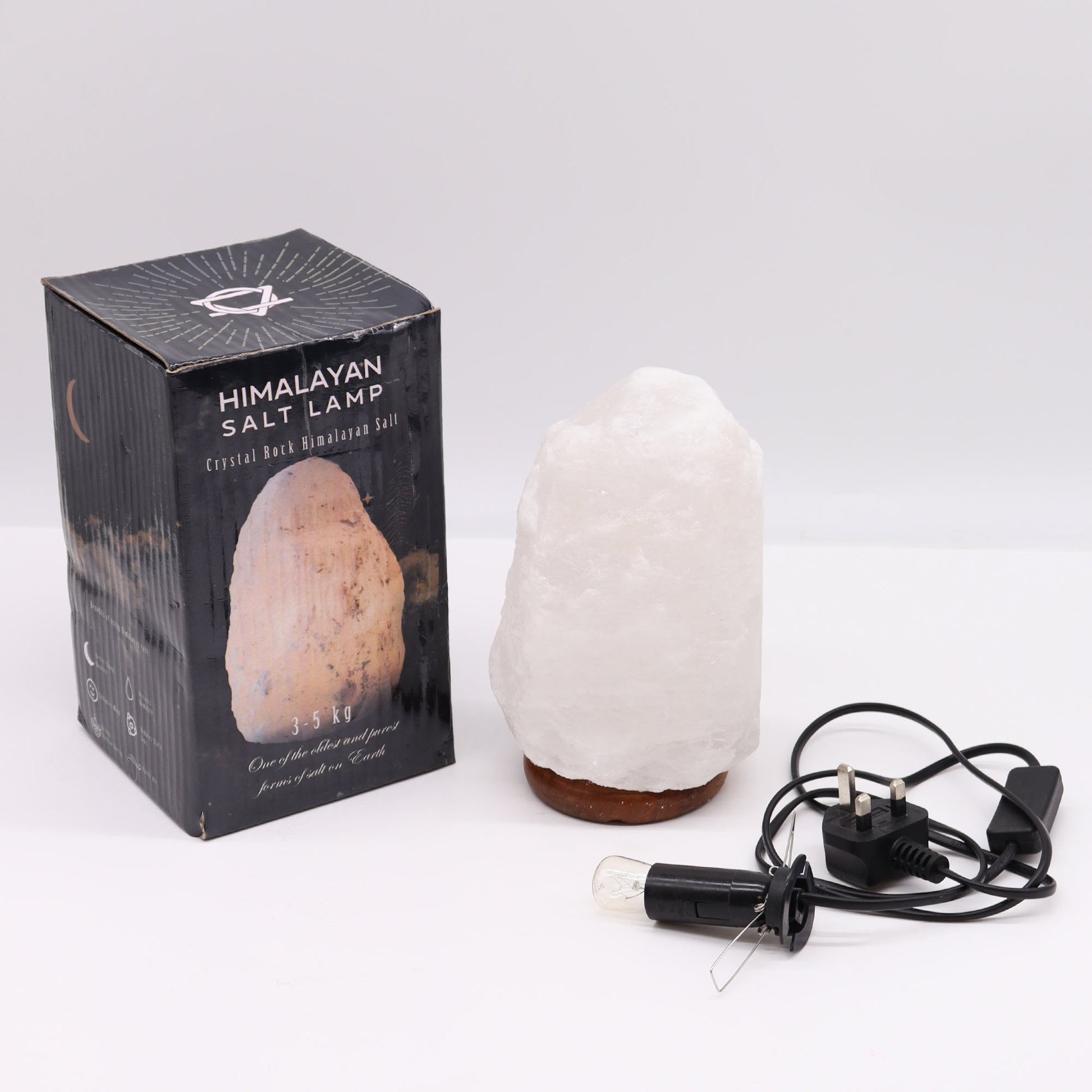 3 - 5 kg Crystal Rock Himalayan Salt Lamp with Base | #product_category# - OneRoofGifts