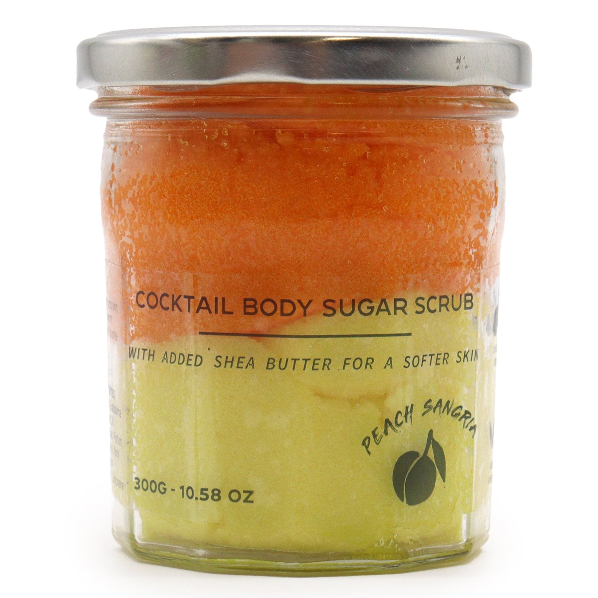 300g Peach Sangria Fragranced Sugar Body Scrub | #product_category# - OneRoofGifts