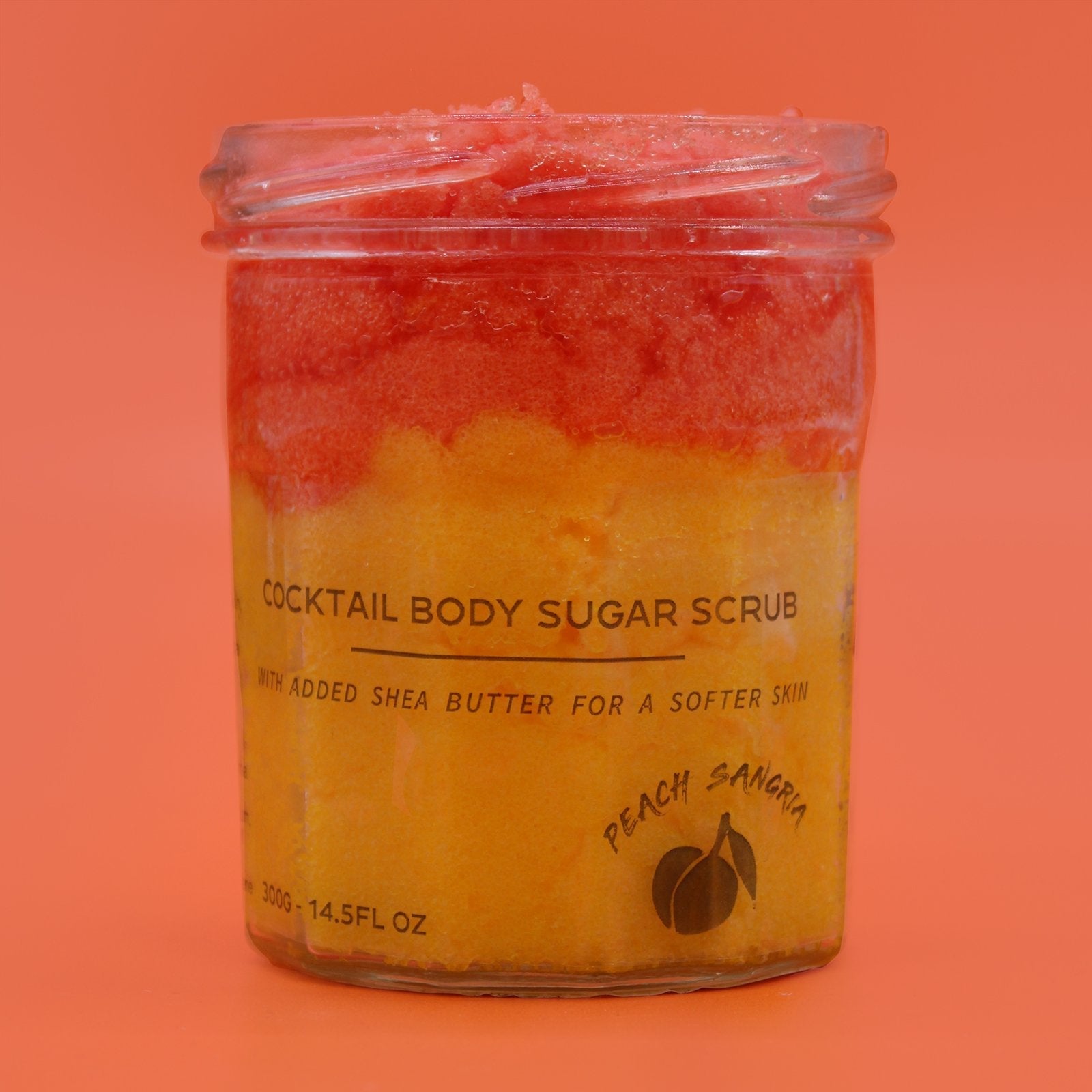 300g Peach Sangria Fragranced Sugar Body Scrub | #product_category# - OneRoofGifts