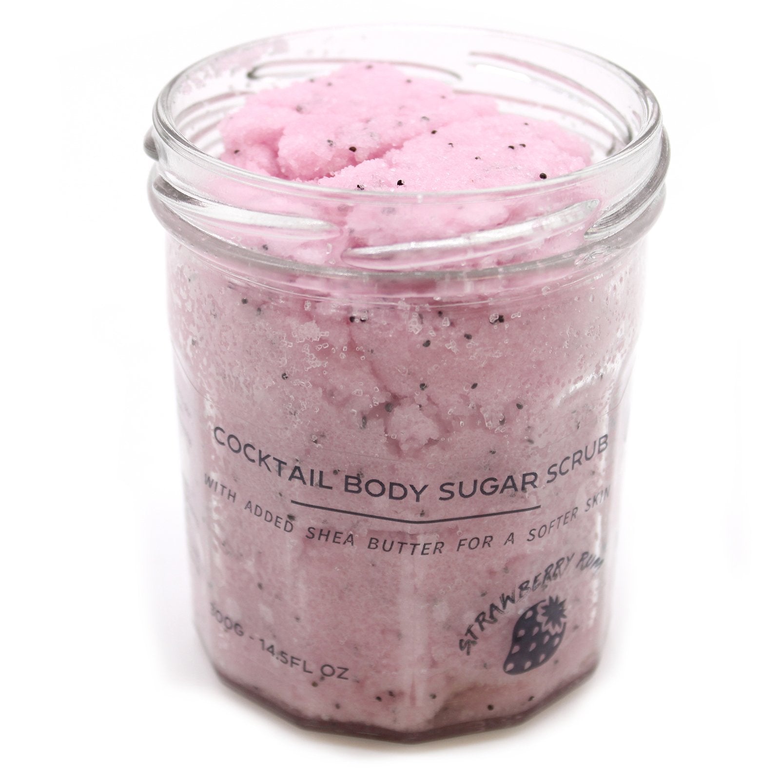 300g Strawberry Rum Sugar Body Scrub with Fragrance | #product_category# - OneRoofGifts