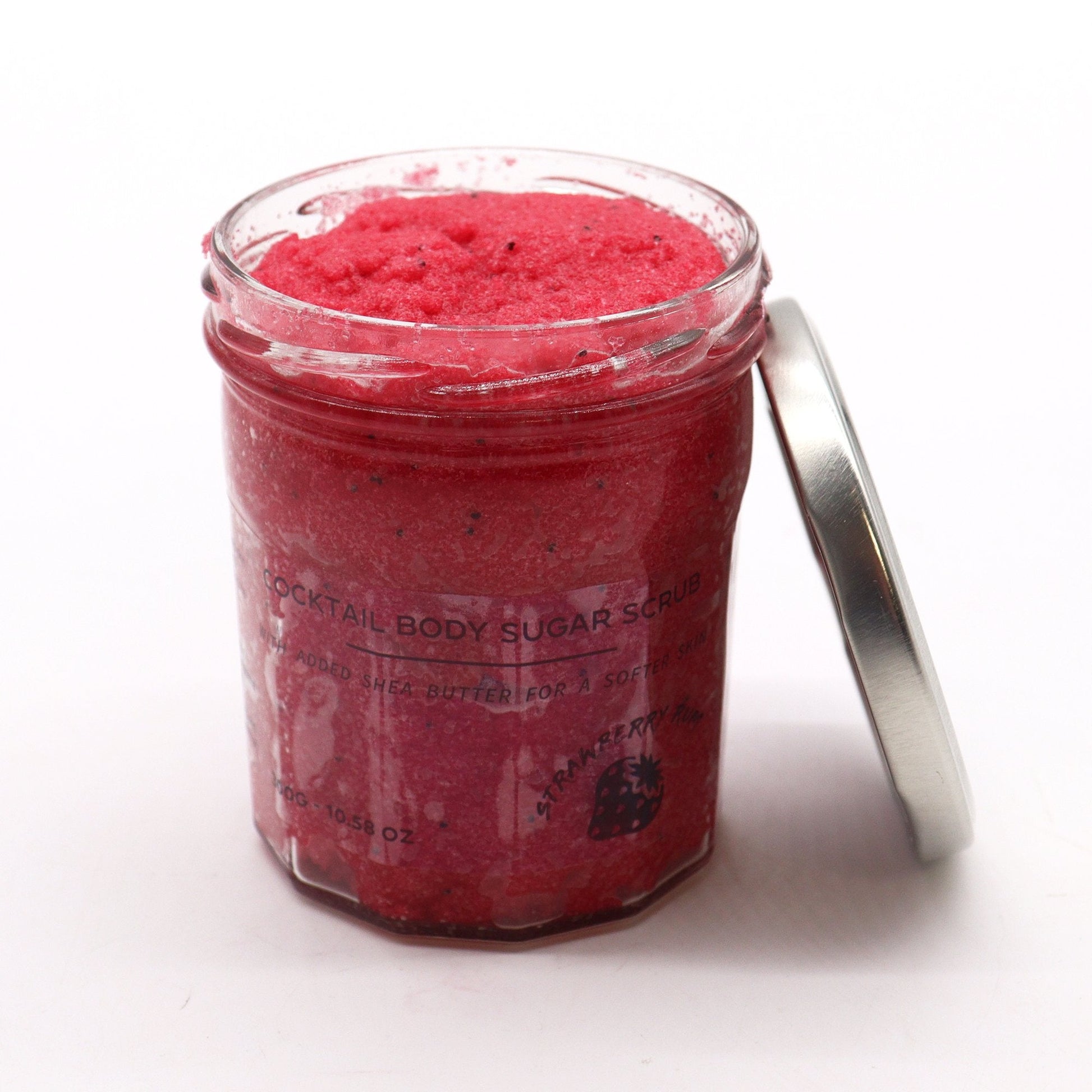 300g Strawberry Rum Sugar Body Scrub with Fragrance | #product_category# - OneRoofGifts