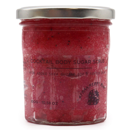 300g Strawberry Rum Sugar Body Scrub with Fragrance | #product_category# - OneRoofGifts