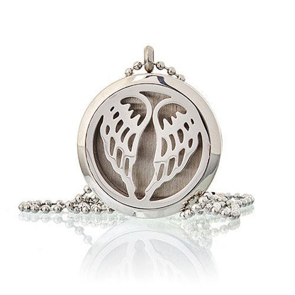 30mm Aromatherapy Angel Wings Diffuser Necklace | #product_category# - OneRoofGifts