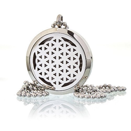 30mm Aromatherapy Diffuser Necklace - Flower of Life Design | #product_category# - OneRoofGifts